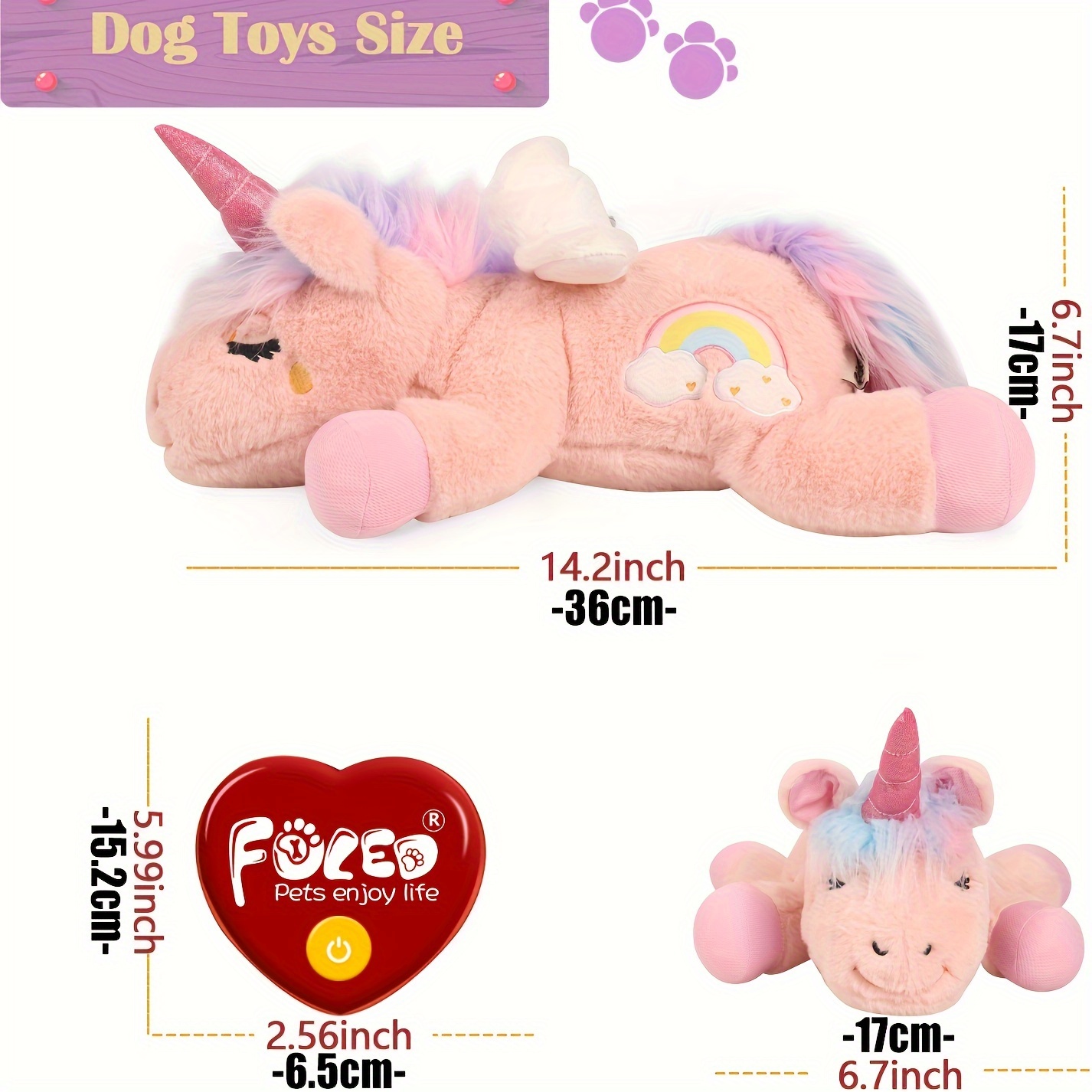 Unicorn Dog Chew Toy: Pet Plush Interactive Toy For Dogs - Temu