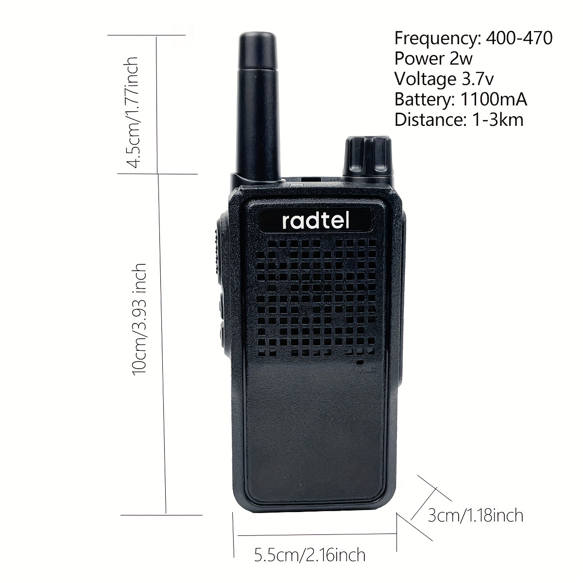 4 Pièces Talkie-walkie Radtel RT518 22CH Radio Bidirectionnelle FRS  Communication Radio Longue Portée Talkie-walkie Pour Camping Affaires -  Temu Belgium