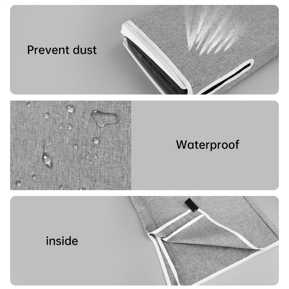 Housse de protection anti-poussière PS5 lavable imperméable anti-rayures