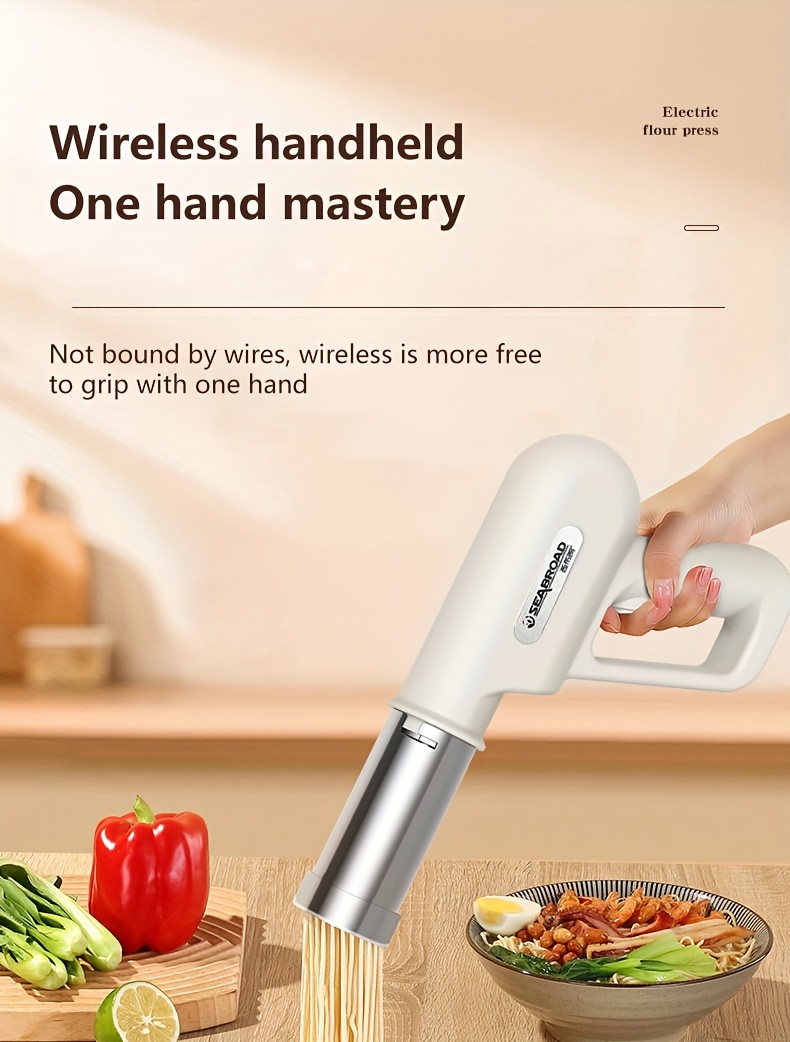 Usb Charging Wireless Convenient Noodle Machine Kitchen - Temu
