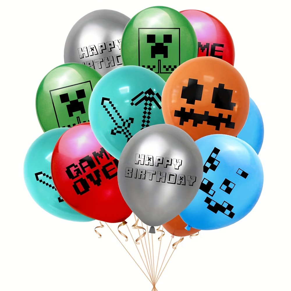 Deco Anniversaire Jeu Vidéo Anniversaire Décorations Jeu Ballons  Anniversaire Gaming Décorations Gâteaux Game Bannière Anniversaire Jeu  Vidéo D'anniversaire Déco Jeu Ballons en Aluminium : : Cuisine et  Maison