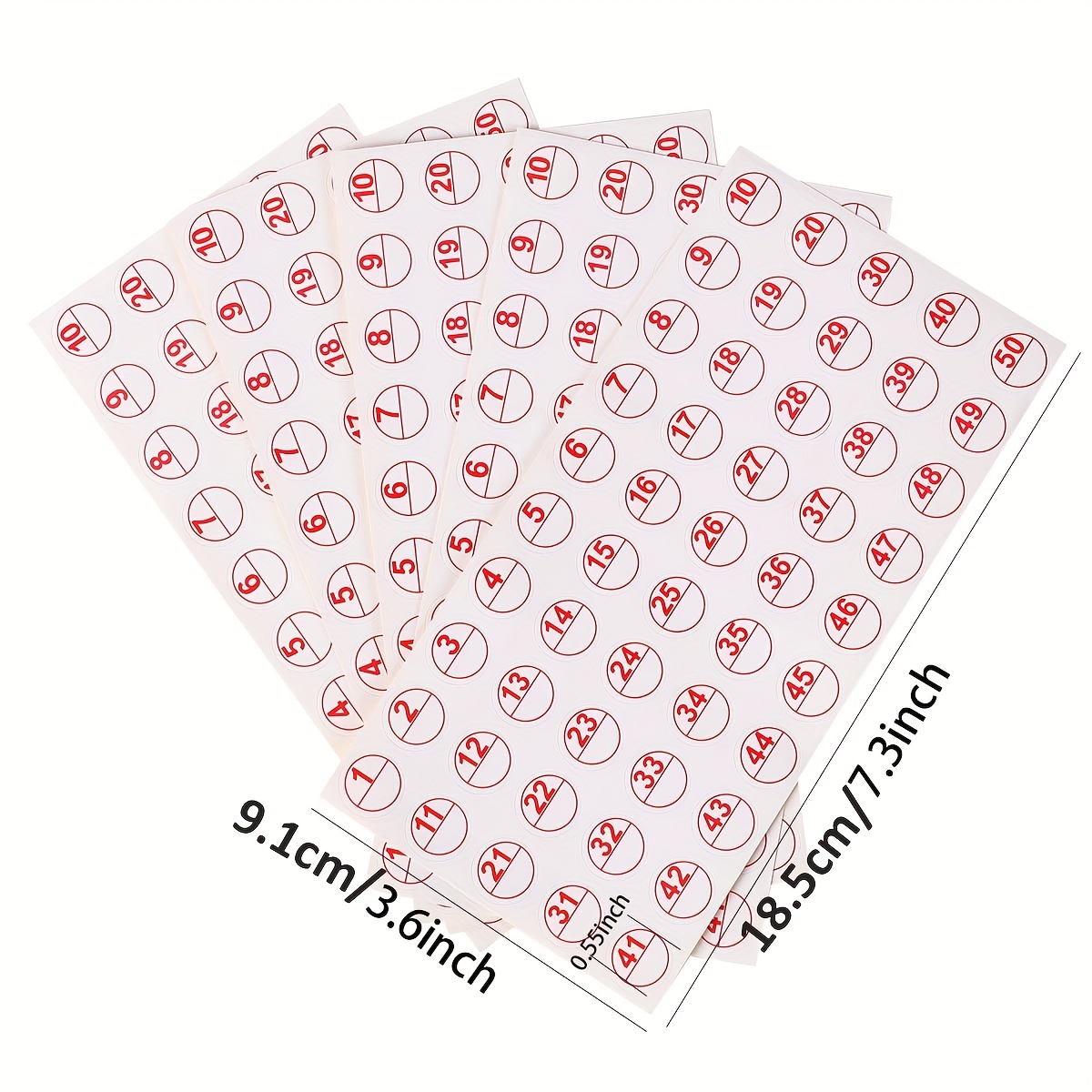 Diamond Painting Color Number Stickers 447 DMC Labels Stickers