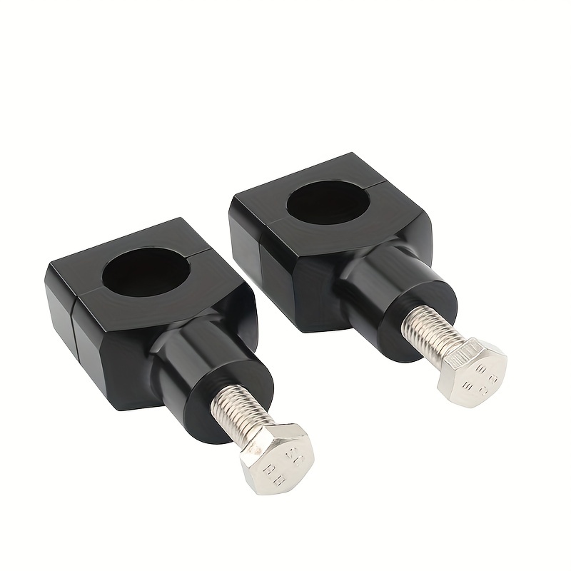 TEMU Universal 1'' 25mm Handlebar Risers Mount Clamp Adapter Motorcycle Cafe Racer For For Kawasaki Touring Scooter Offroad