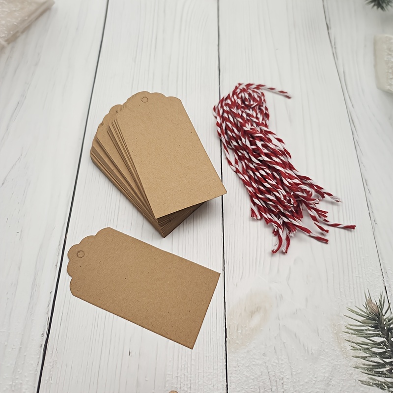 Kraft Paper Gift Tags Blank Gift Tags Hanging Tags Tags With - Temu