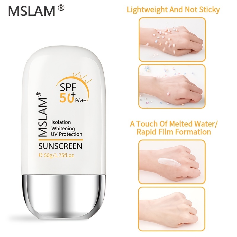 Sun Cream 50 Daily Sun Protection Care For Outdoor Use