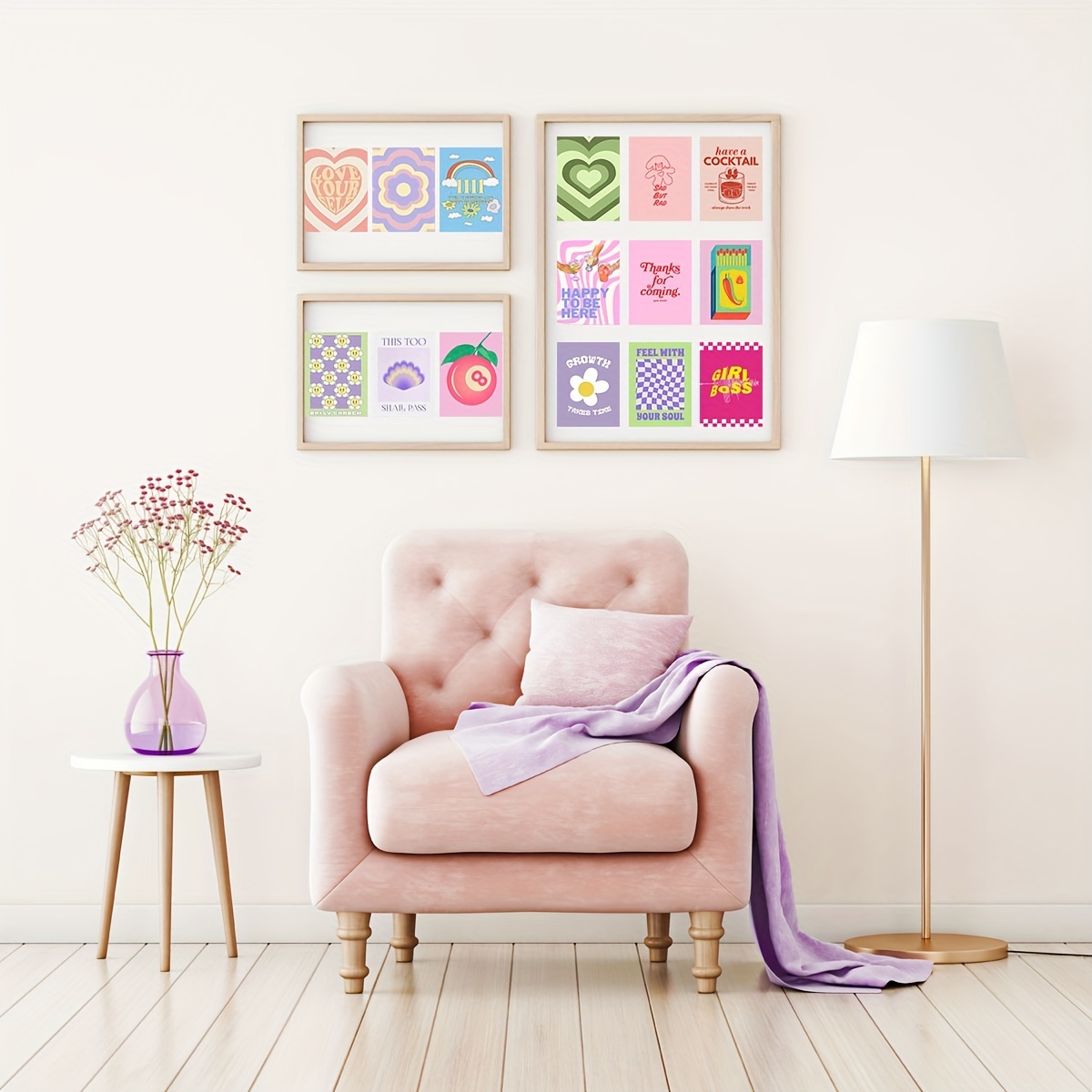 Wall collage kit - 50 PCS Danish Pastel Room Decor Aesthetic, Matisse Wall  Art for Teen Girl