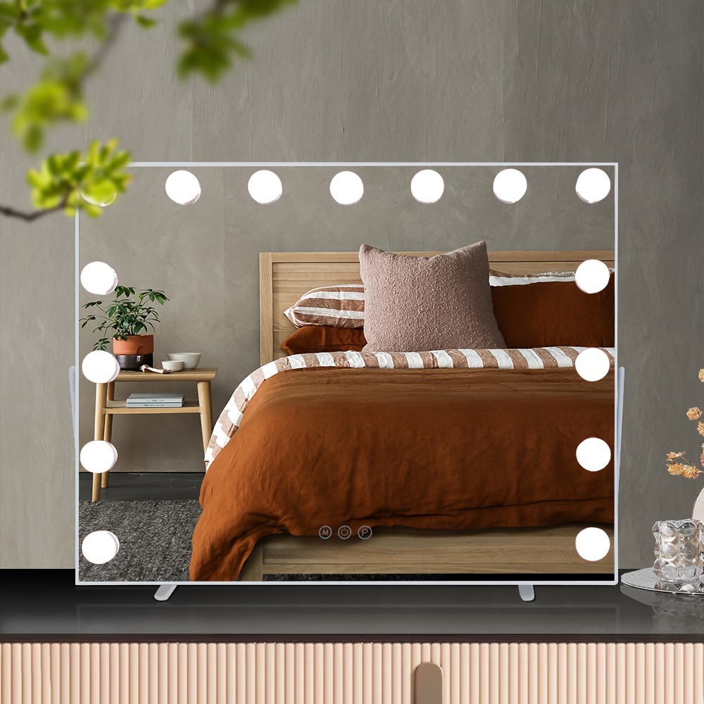 Tocador moderno para apartamento, escritorio blanco, dormitorio, escritorio  con espejo de luz, tocador rosa, nuevo - AliExpress