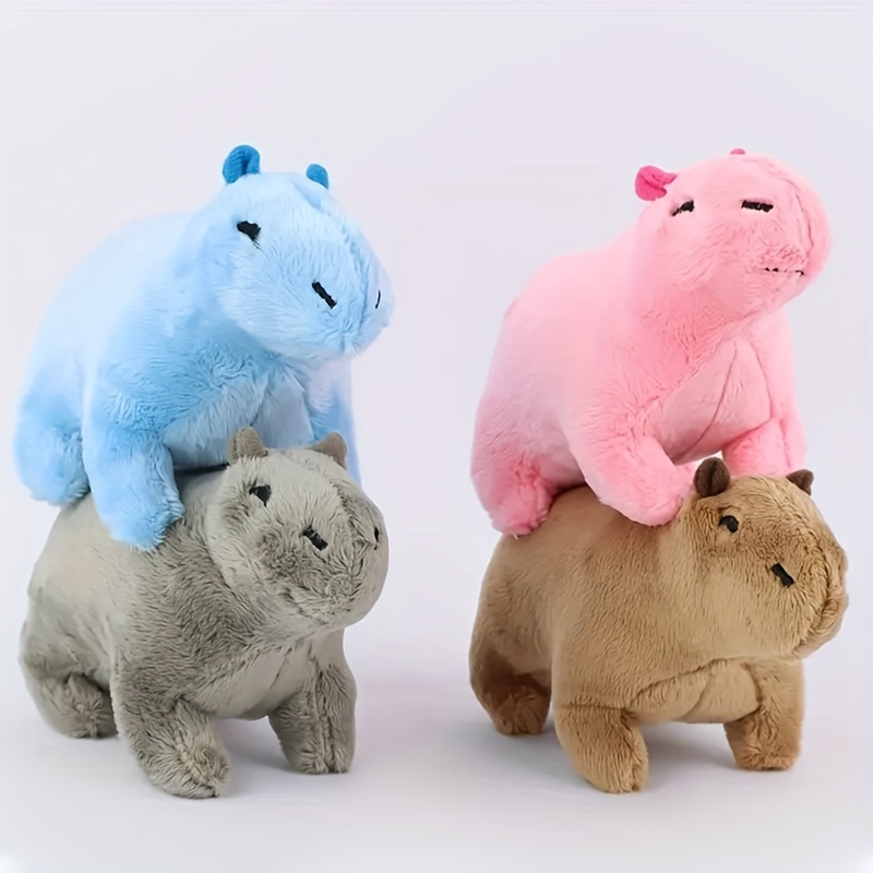 18cm Simulation Capybara Peluche Toy Fluffy Capybara Poupée Soft