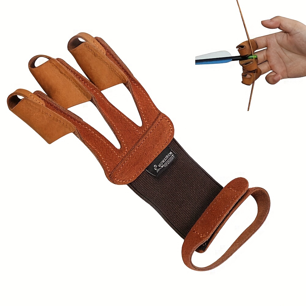 ARCHERS MESH SHOOTING 3 FINGERS GLOVE LEATHER FREE GLOVE HUNTING,SHOOTING  GLOVES