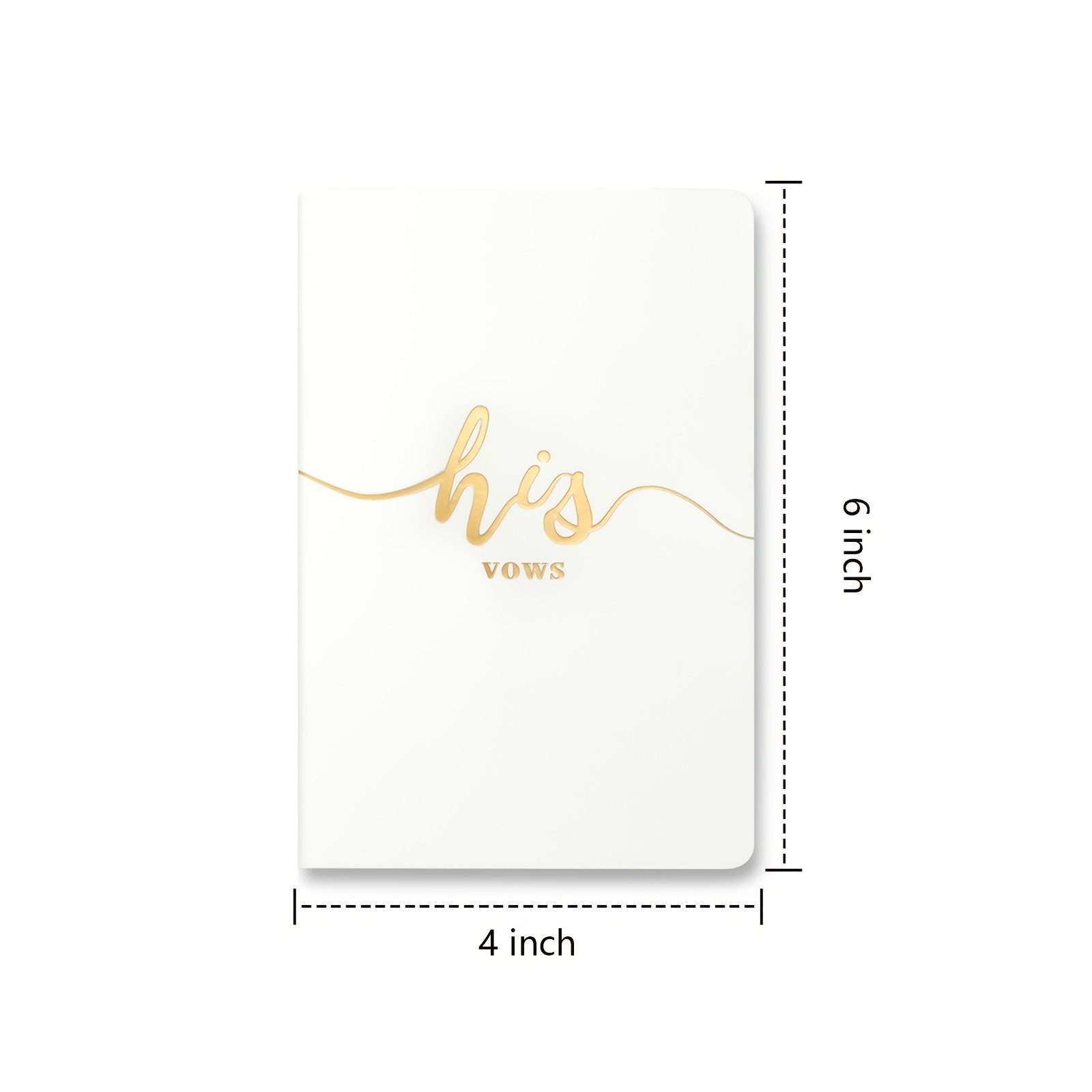 Wedding Vow Book, Vow Booklet All of Me Wedding Song, First Anniversary  Gifts for Husband, Romantic Gifts for Him Song Lyrics Cute Notebooks 
