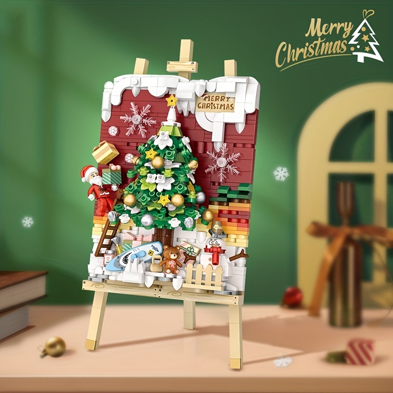 DIY Christmas Tree Building Blocks Set Toy Gift Home Decoration