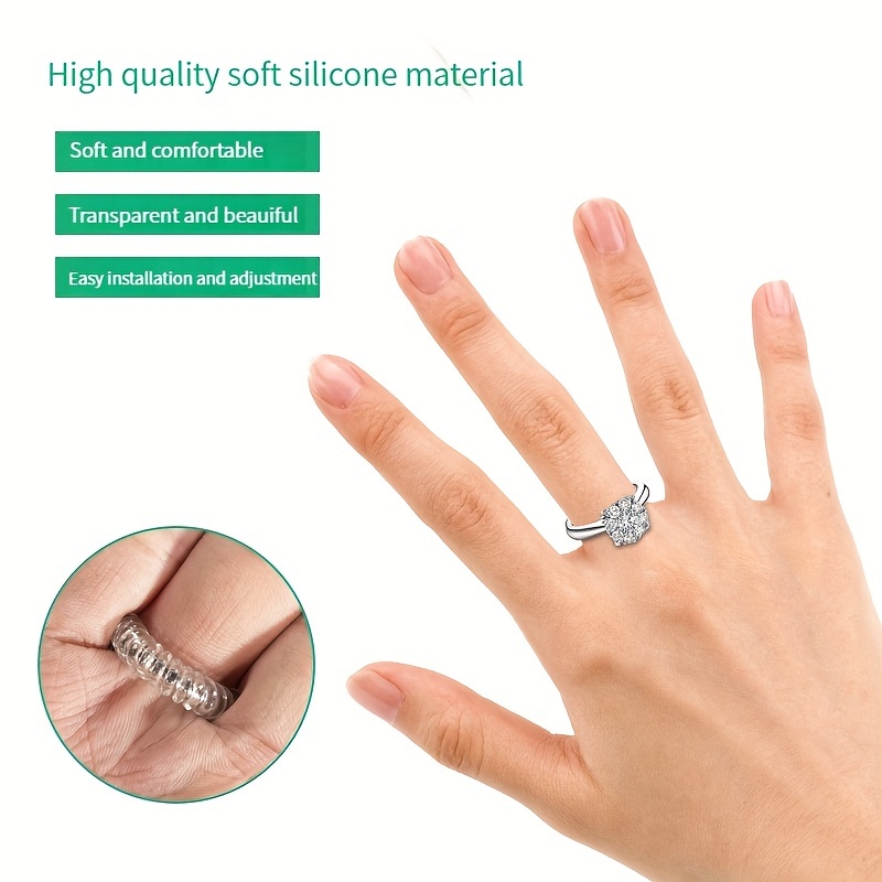 Ring Sizer Adjuster Invisible Jewelry Sizer Shrinking - Temu