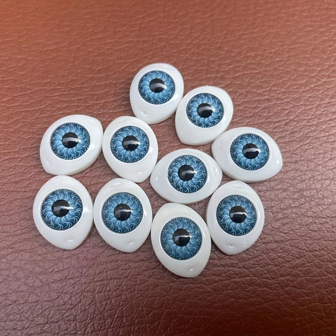 30*20mm Oval Safety Eyes / Blue Color Plastic Doll eyes Handmade  Accessories For Bear Doll Animal Puppet Making - 100pcs