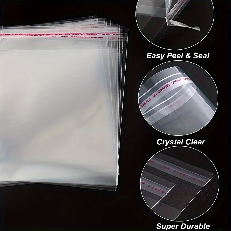 Clear Self-Sealing Bags are perfect for storing cookies