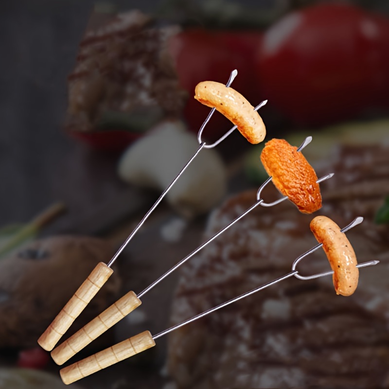 Ensemble d'outils de barbecue en acier inoxydable durable pour