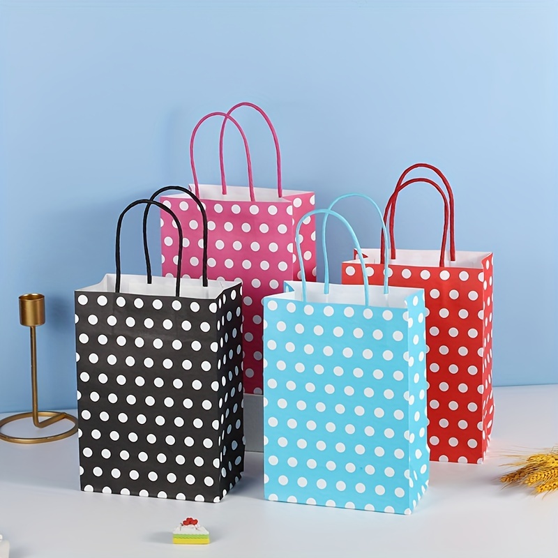 10 Piezas Bolsas Regalo Brillantes Fiesta Cumpleaños - Temu