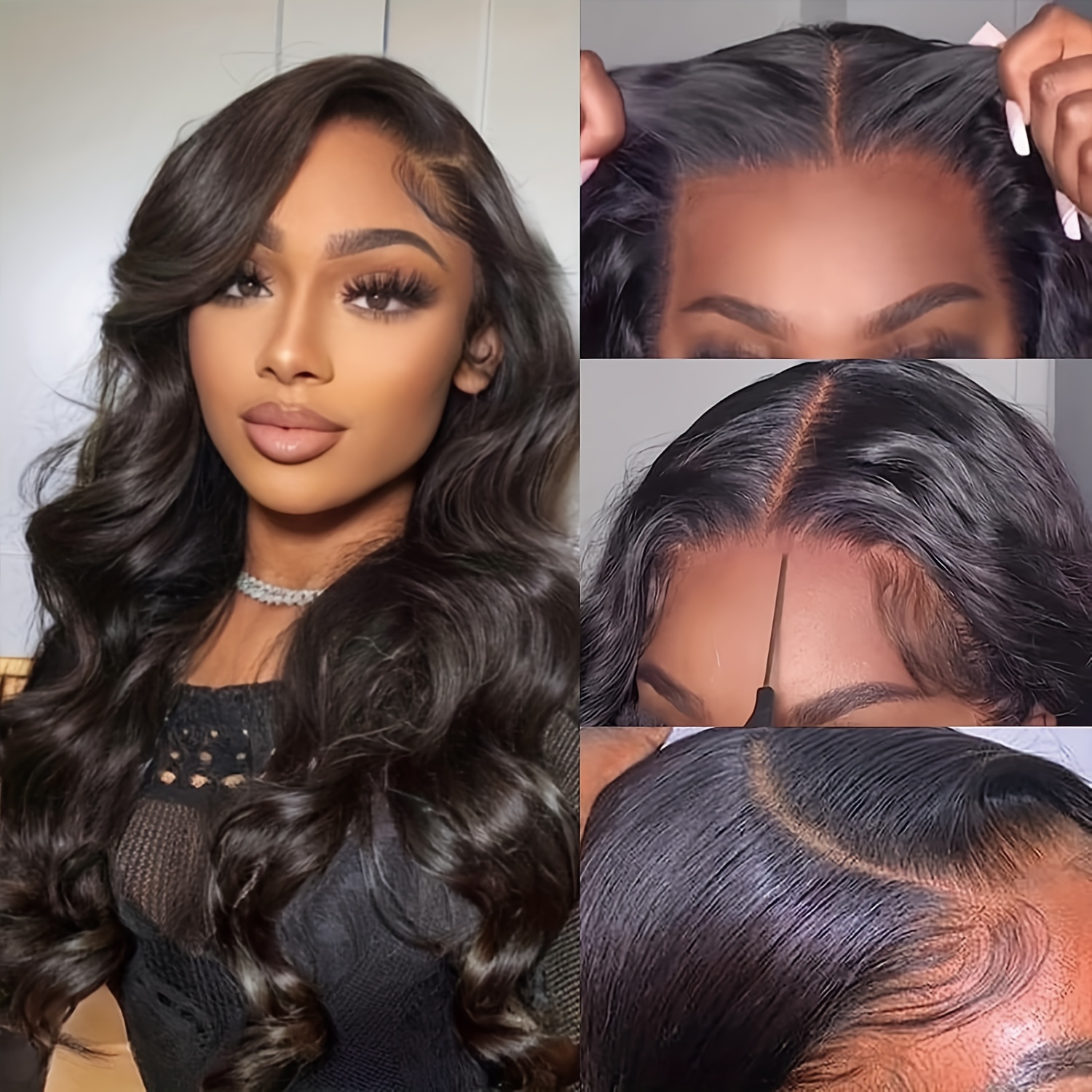 150% Density 13x4 Lace Front Human Hair Wigs Body Wave Lace - Temu