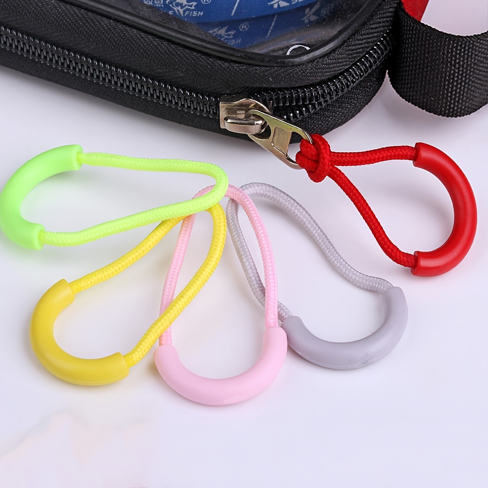 5pcs Zipper Pull Puller End Fit Rope Tag Universal Replacement