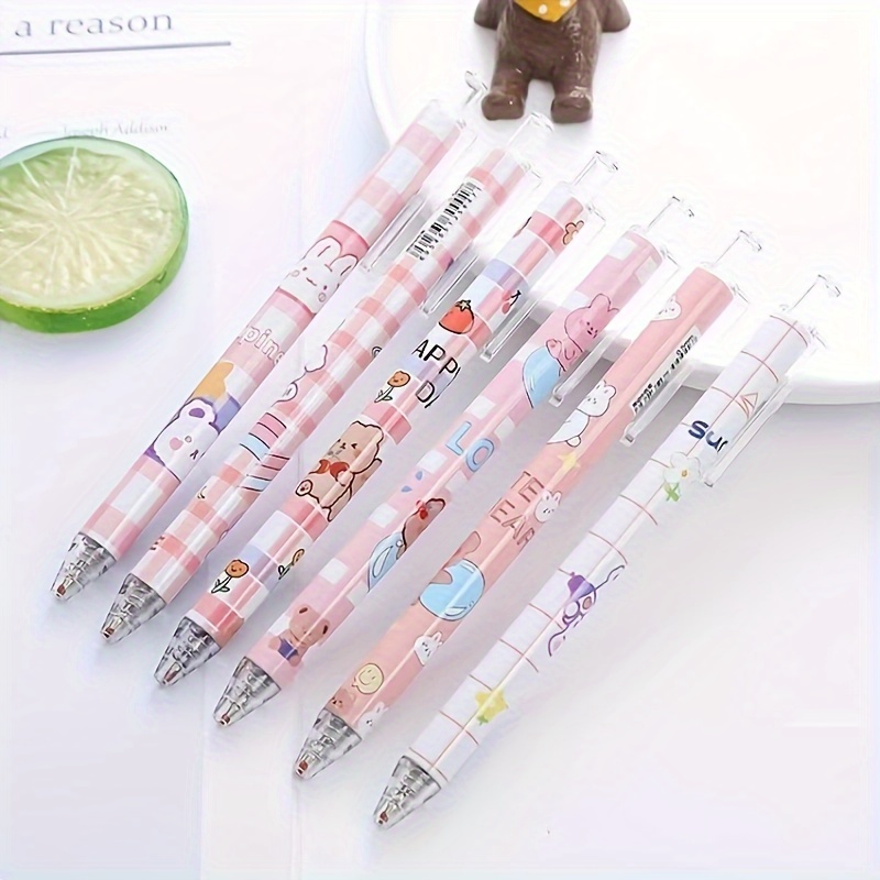 Cute Mini Flower Gel Pens Black Ink Neutral Pens Kawaii Korean Stationery  Kids Gifts Writing Tools School Office Supplies - Temu Belgium