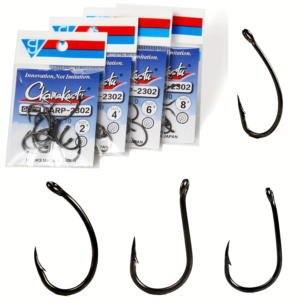 High Carbon Stainless Steel Fishing Hooks Barbed Carp Hooks - Temu Canada