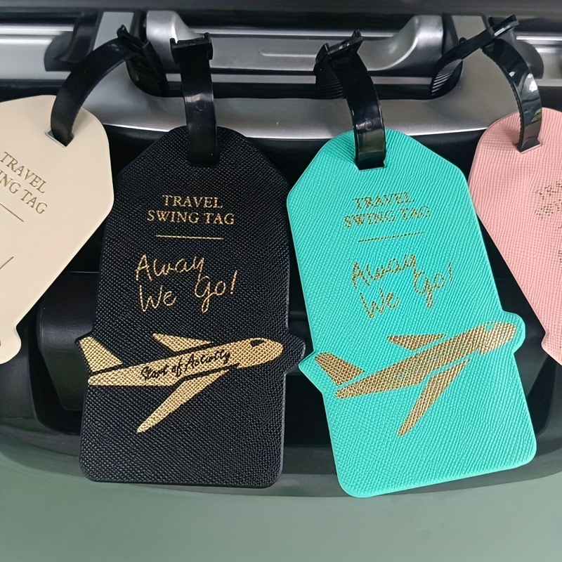 Luggage Tag Travel Boarding Tag Hanging Tag With Name Id Label - Temu