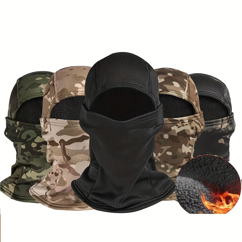 Multicam - Pasamontañas de camuflaje para hombres y mujeres, motocicleta,  ninja, táctica, militar, caza, esquí, máscara