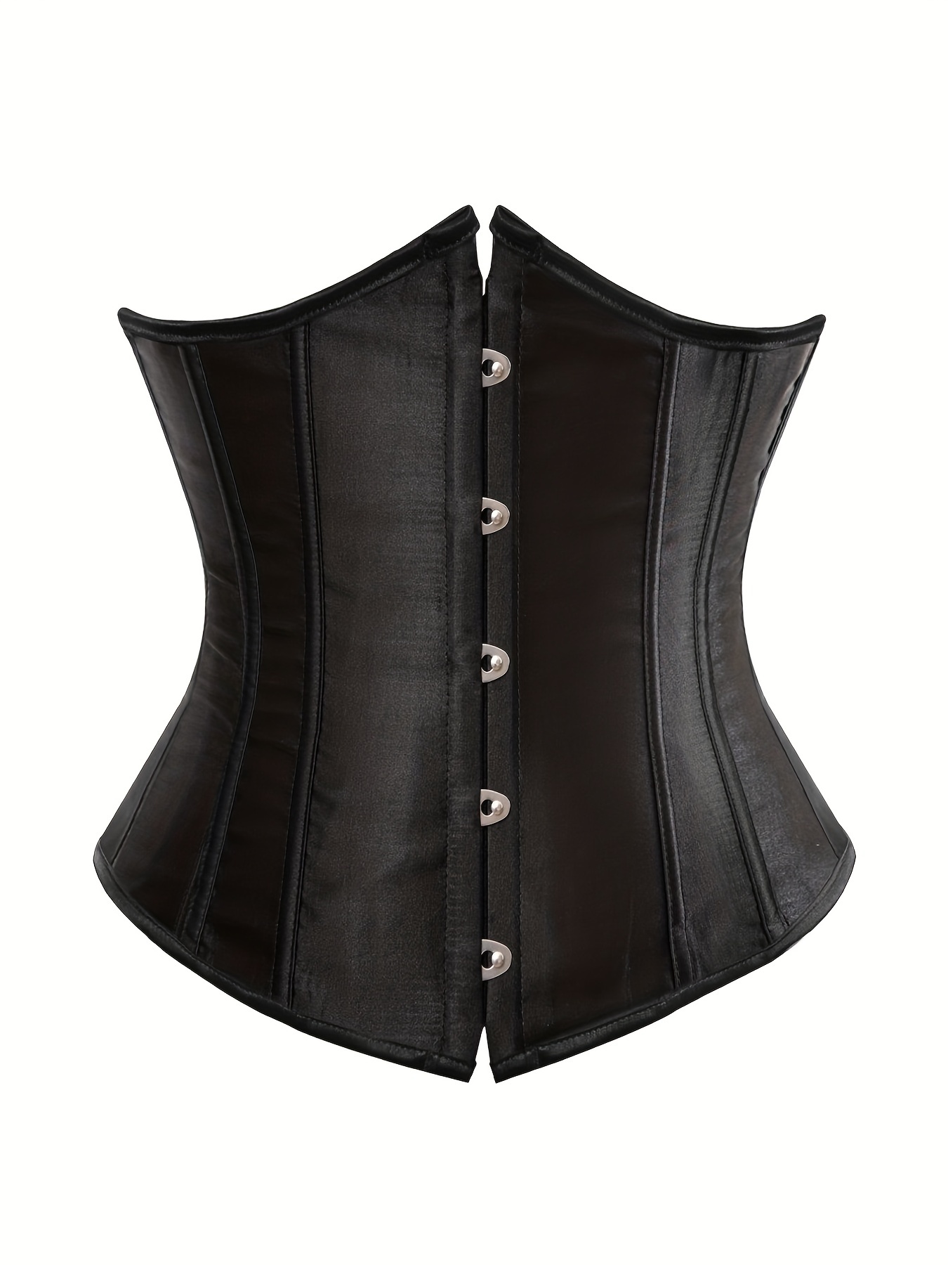 Solid Strapless Corset Bustier Waist Trainer Slimming Lace - Temu