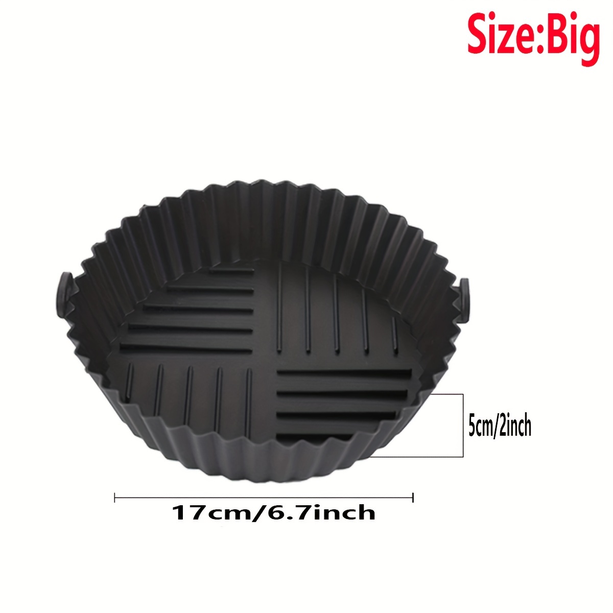 Silicone Air Fryer Liners, Square Air Fryer Liners Pots, For 3qt To 6qt,  Silicone Basket Bowl, Reusable Baking Tray, Oven Accessories, Baking Tools,  Kitchen Gadgets, Kitchen Accessories, Home Kitchen Items - Temu