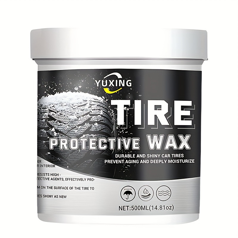 Car Tire Wax Refurbishment Black And Bright Tire Coating Wax - Temu