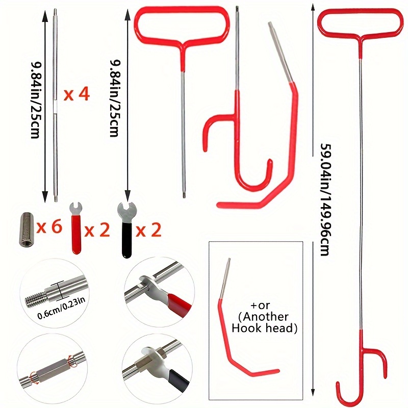 Professional Emergency Car Tool Set Long Reach Hook Tool - Temu