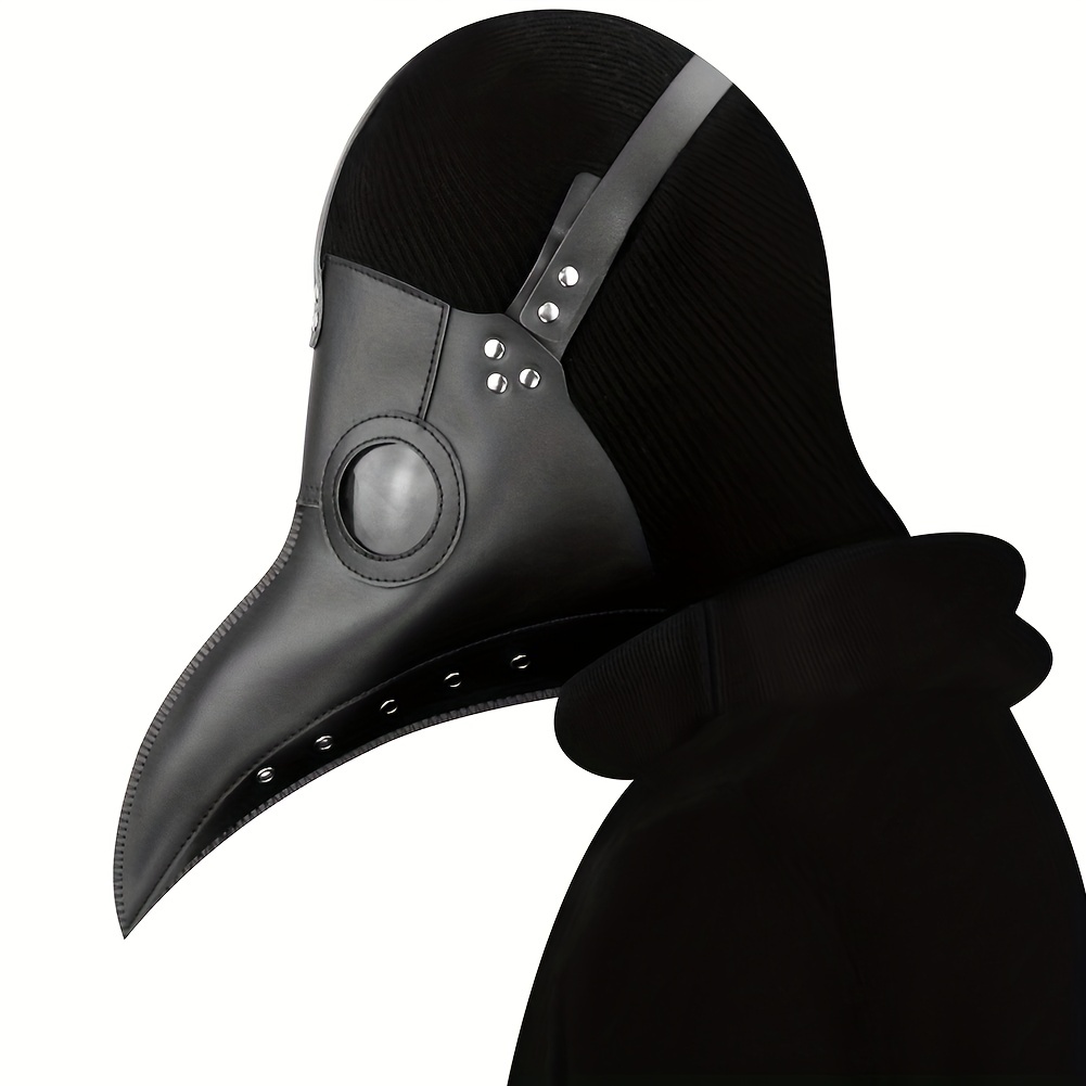 Halloween Cosplay Costume Mask Breathable Mask Plague Doctor - Temu