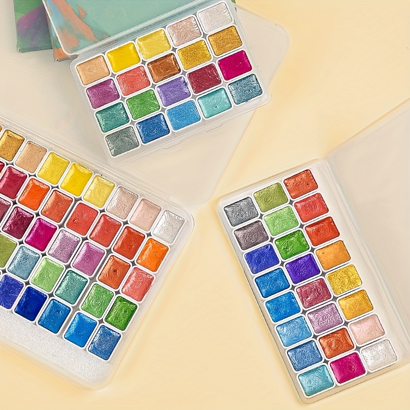 Watercolor Palette Watercolor Paint Set 33 Assorted Colors - Temu
