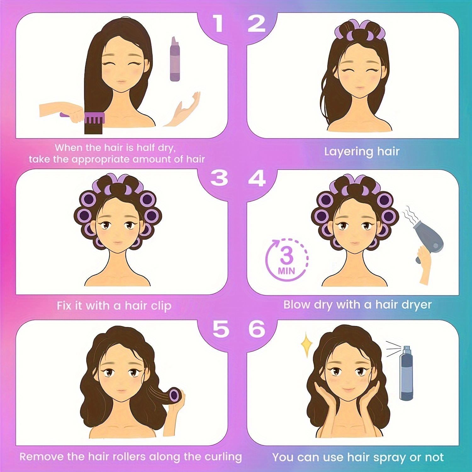 boucles de cheveux clipart