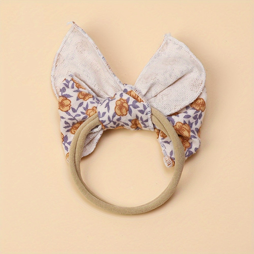 20pcs Cute Ribbon Bow Headband, Soft Comfortable Breathable