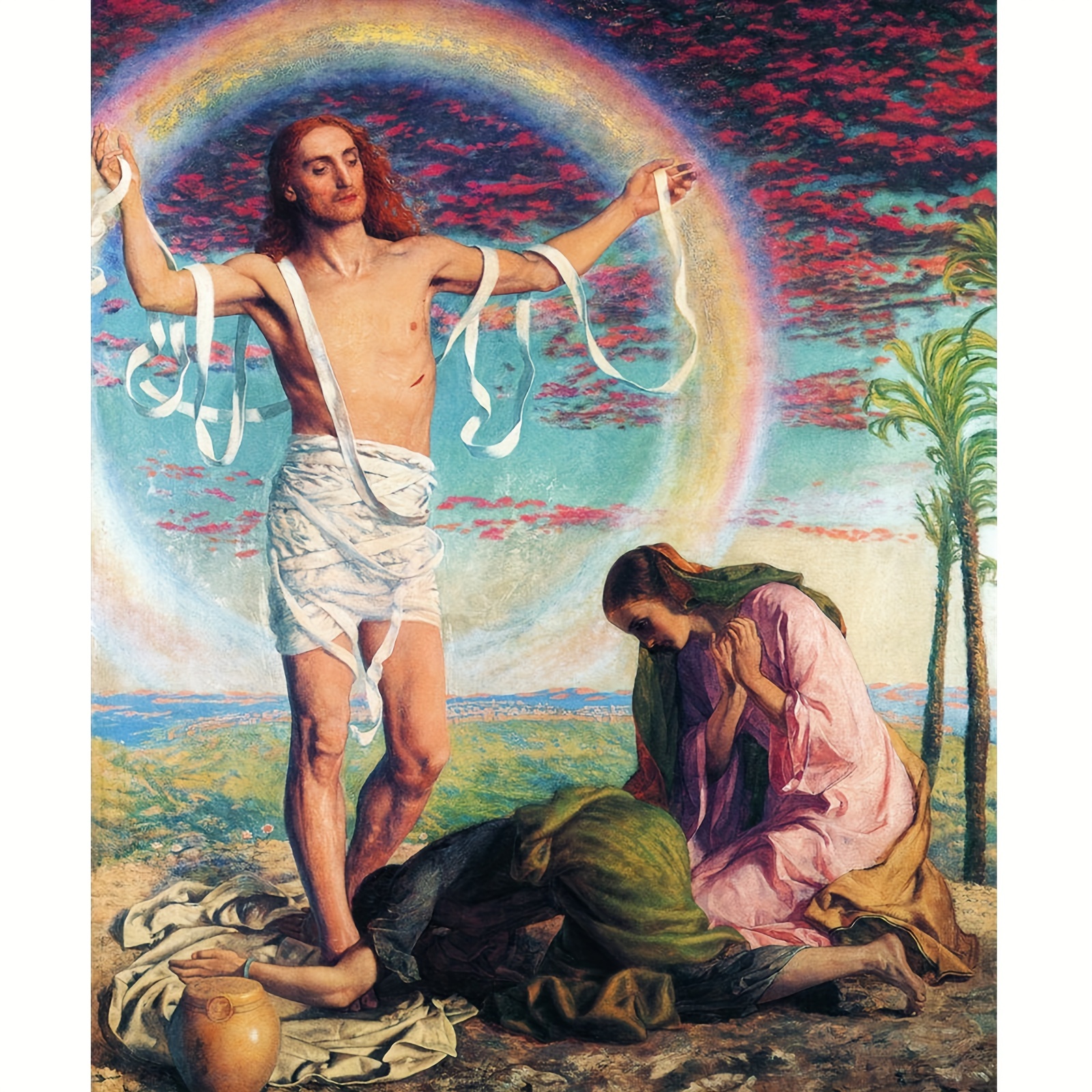 5D Diamond Painting Woman at Jesus' Feet Kit