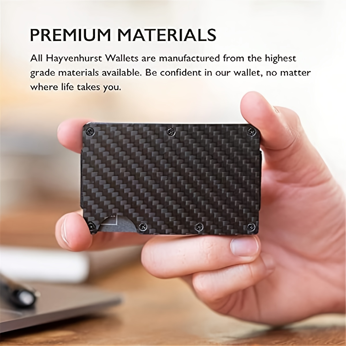  Hayvenhurst Slim Wallet For Men - Front Pocket RFID