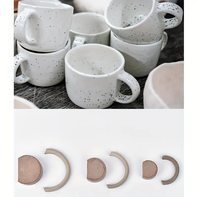 Cup Handle Molds Clay Pottery Cup Handle Molds Clay Tools - Temu
