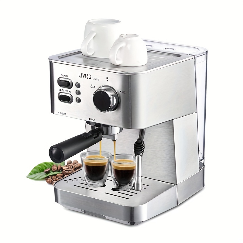 Machine à café expresso 1 pc 15 bars cafetière expresso semi - Temu Canada