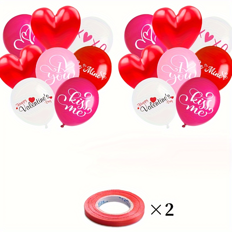 16pcs Set Palloncini Love Bear Decorazioni San - Temu Italy