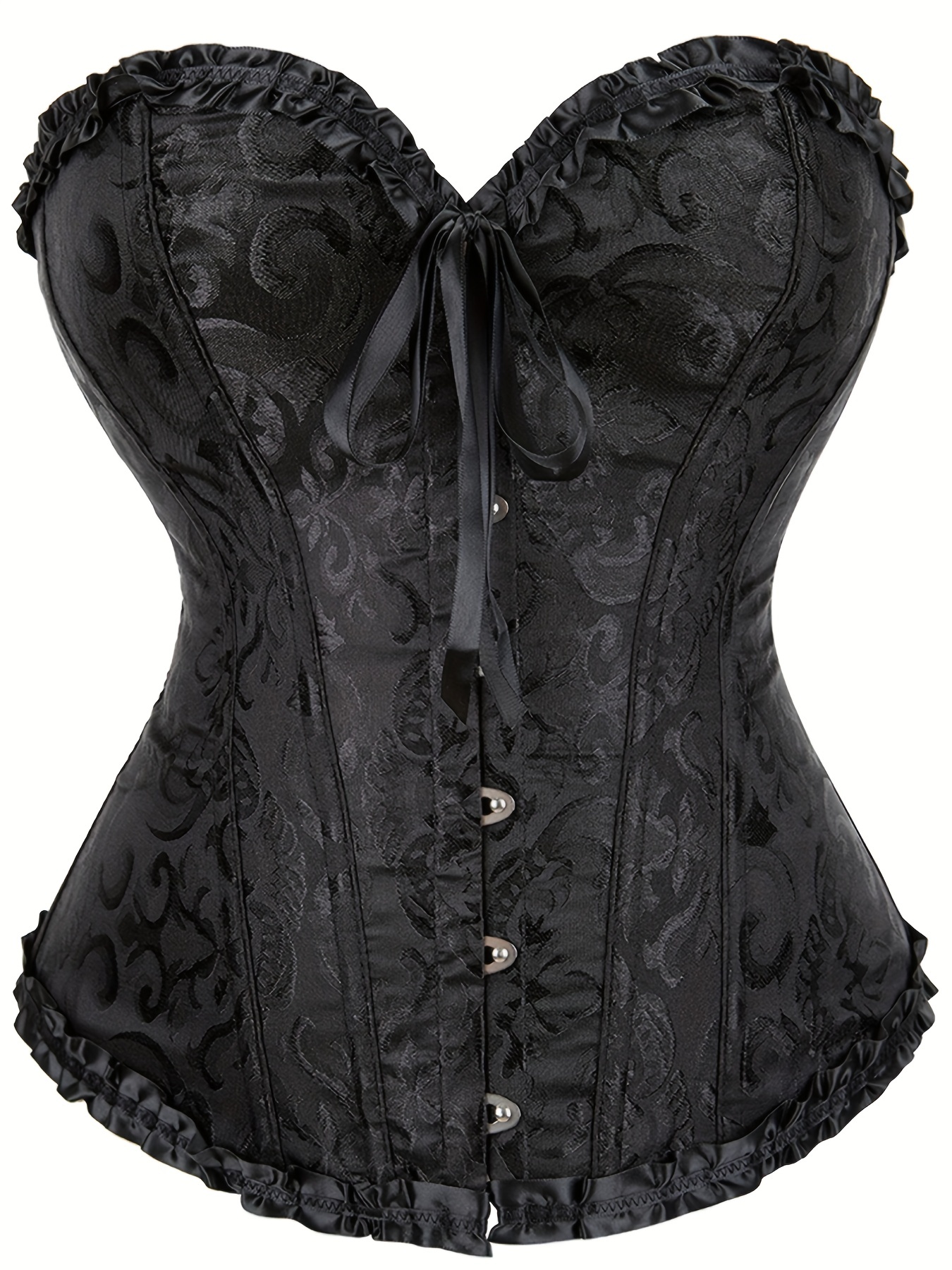Strapless Ruched Corset Bustier Tummy Control Lace Slimmer - Temu