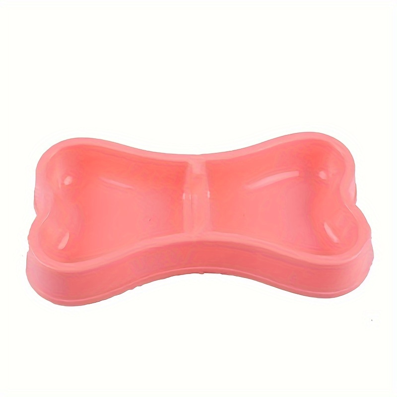 Solid Color Dog Bowls Plastic Dog Food Bowl Water Bowl Dog - Temu