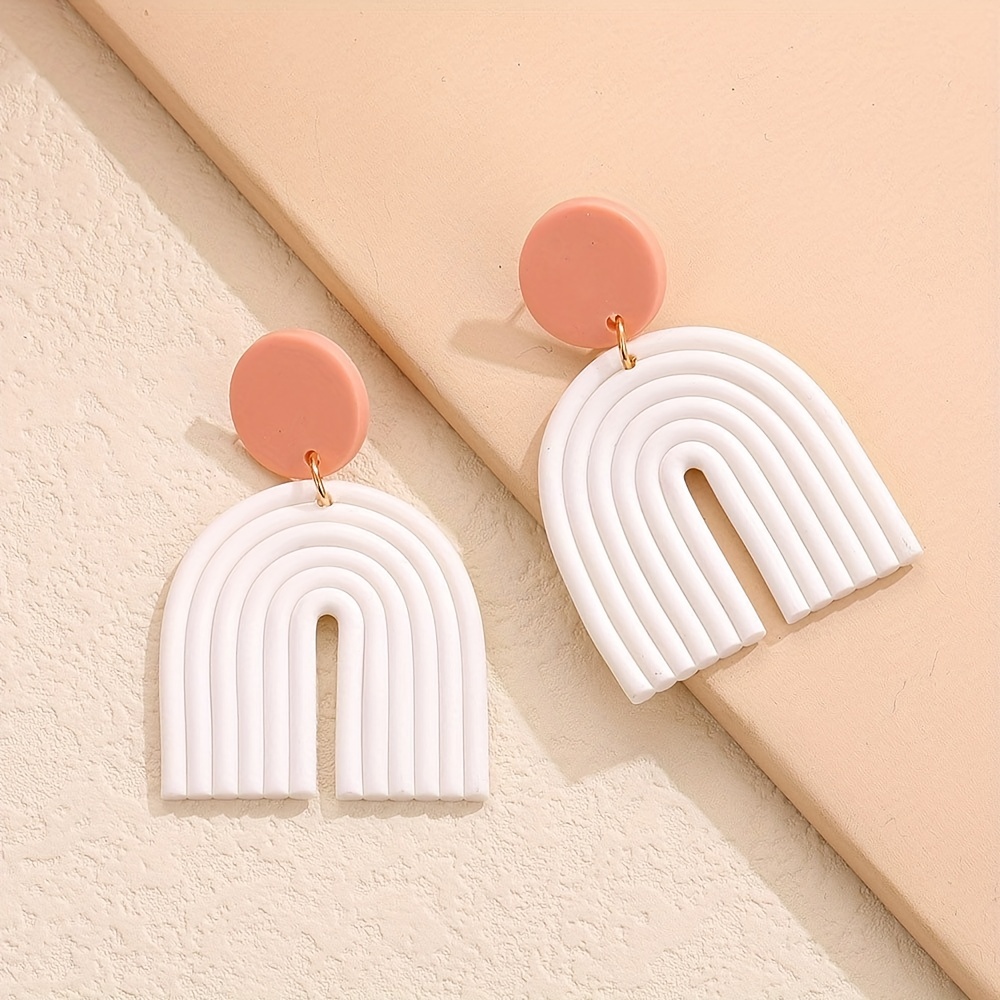 Handmade Polymer Clay Soft Pottery Earrings Stand - Temu