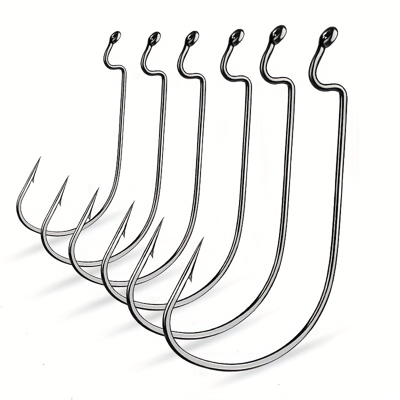 High Strength Offset Bait Holder Hooks Freshwater Saltwater - Temu