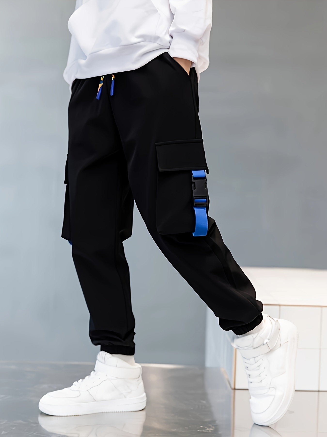 Boys Cargo Trouser Joggers Kids Autumn Spring - Temu United Kingdom