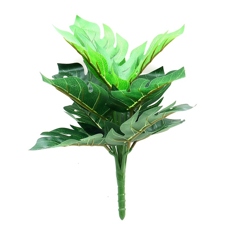 2/4pcs 41.7 Tallos De Ficus Artificial Tallos Verdes Falsos - Temu