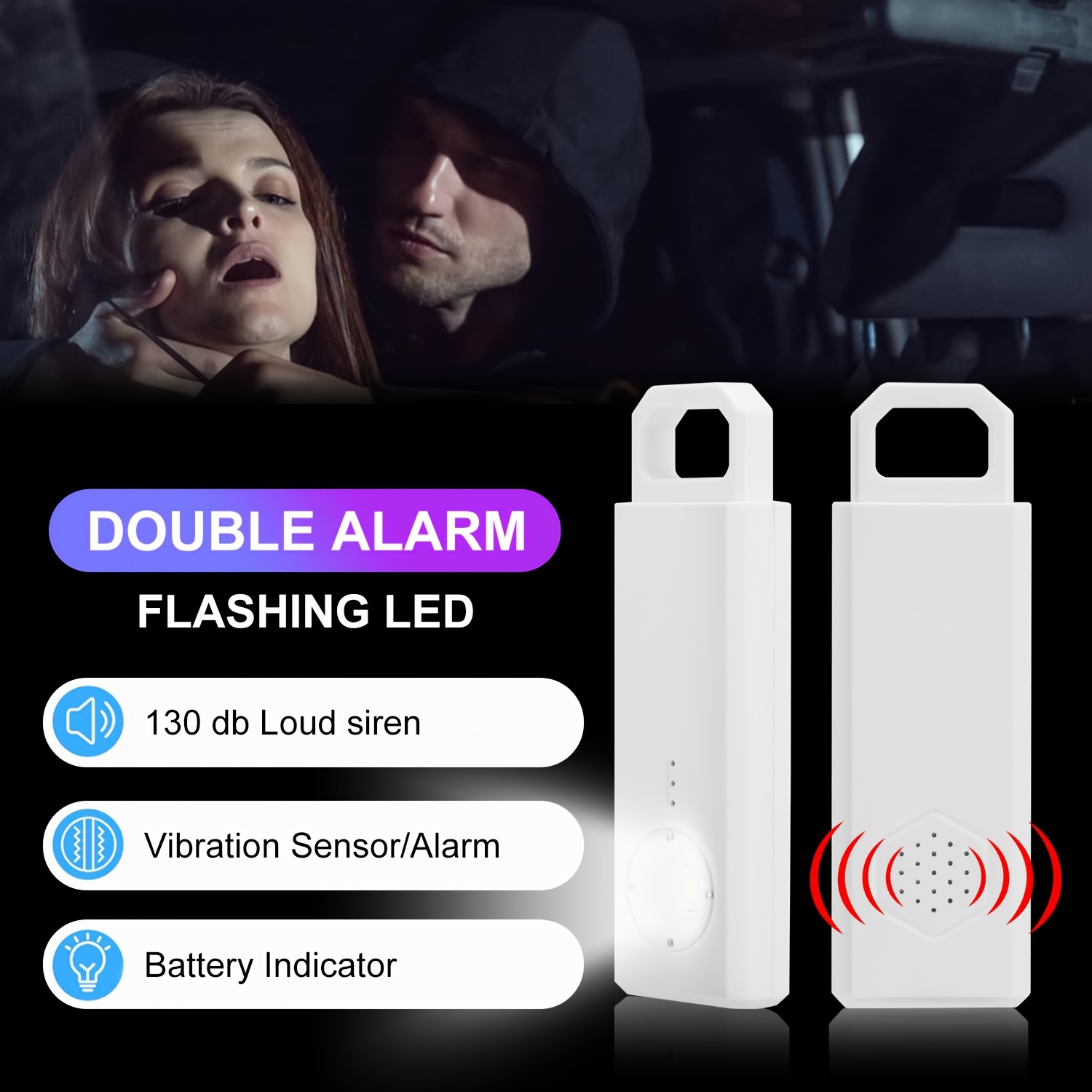  Sistema de alarma para coche, alarma de advertencia de coche,  kit de 9 sonidos con altavoz de 130 dB y 200 W : Automotriz