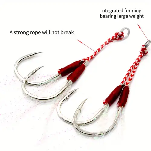 Double Fishing Assist Hooks Catch More Fish With - Temu New Zealand
