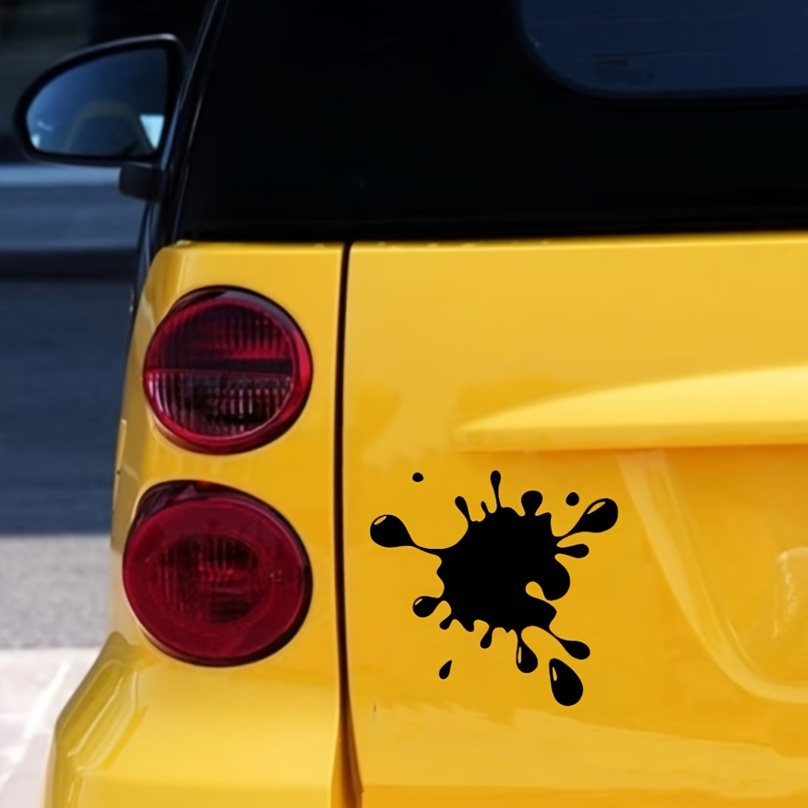 oAutoSjy Paint Splatter Car Body Sticker Funny Car Scratch Sticker