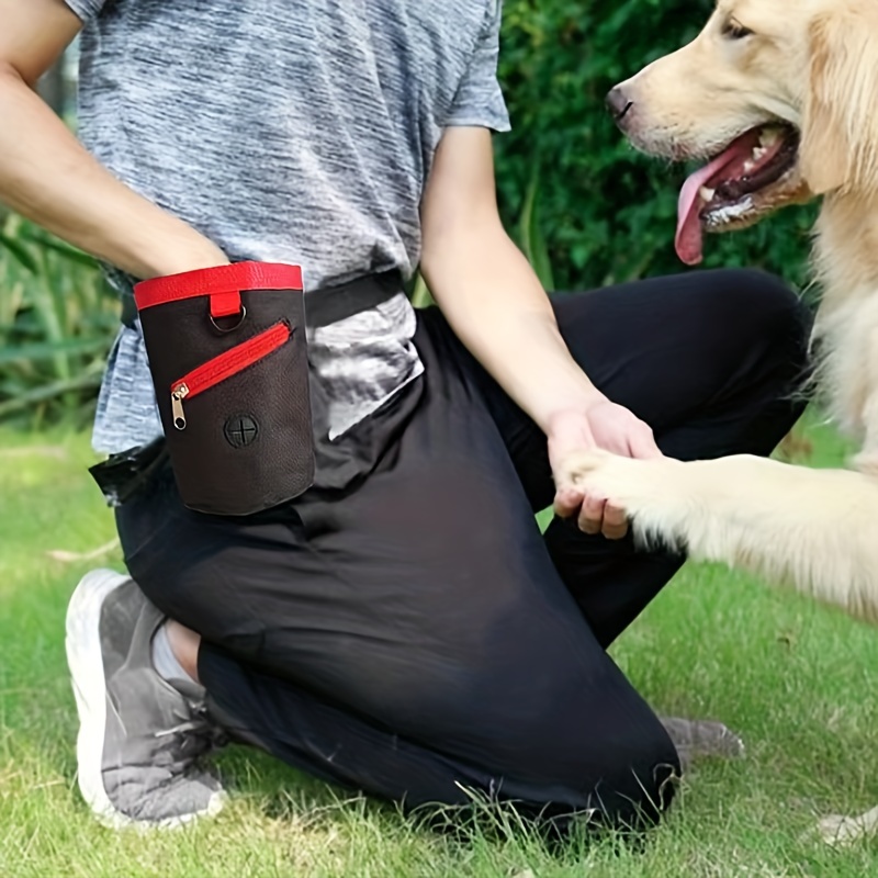 Dog Treat Pouch Dog Poop Bag Holder Pet Waste Bag Dispenser Dog Training Bag