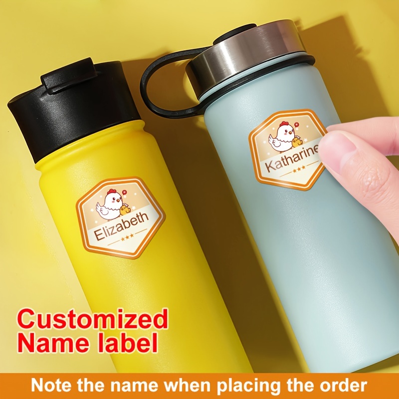 Personalized Transparent Stickers With Golden Embossing - Temu